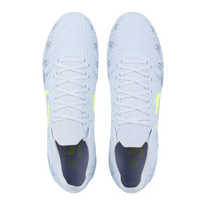 Purple-Lime - Side - Sondico Mens Striped Firm Ground Football Boots