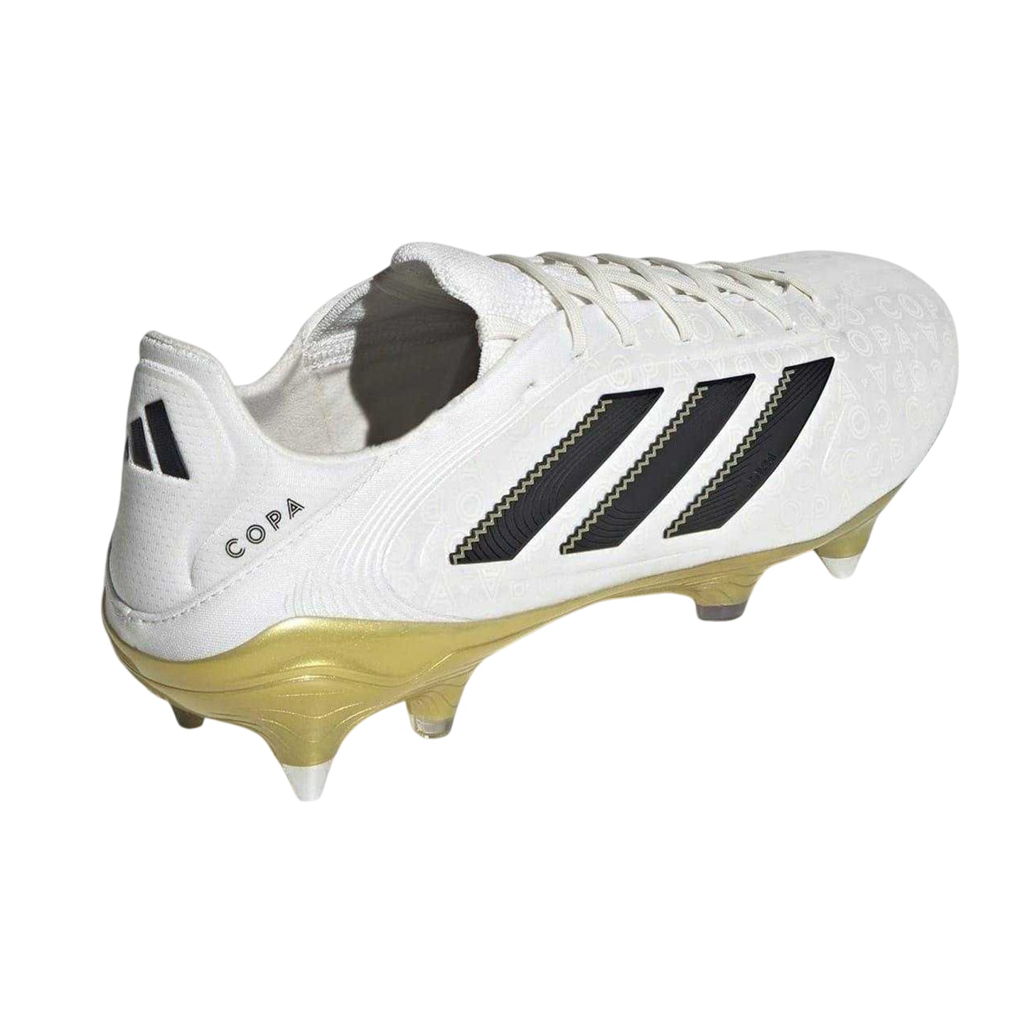 White - Back - Adidas Unisex Adult Copa Pure.3 Leather Soft Ground Football Boots