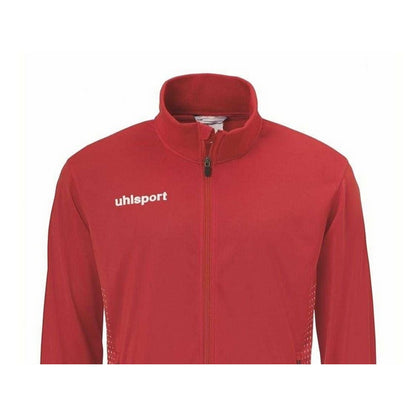 Red-White - Side - UHL Sport Mens Dotted Breathable Regular Track Jacket