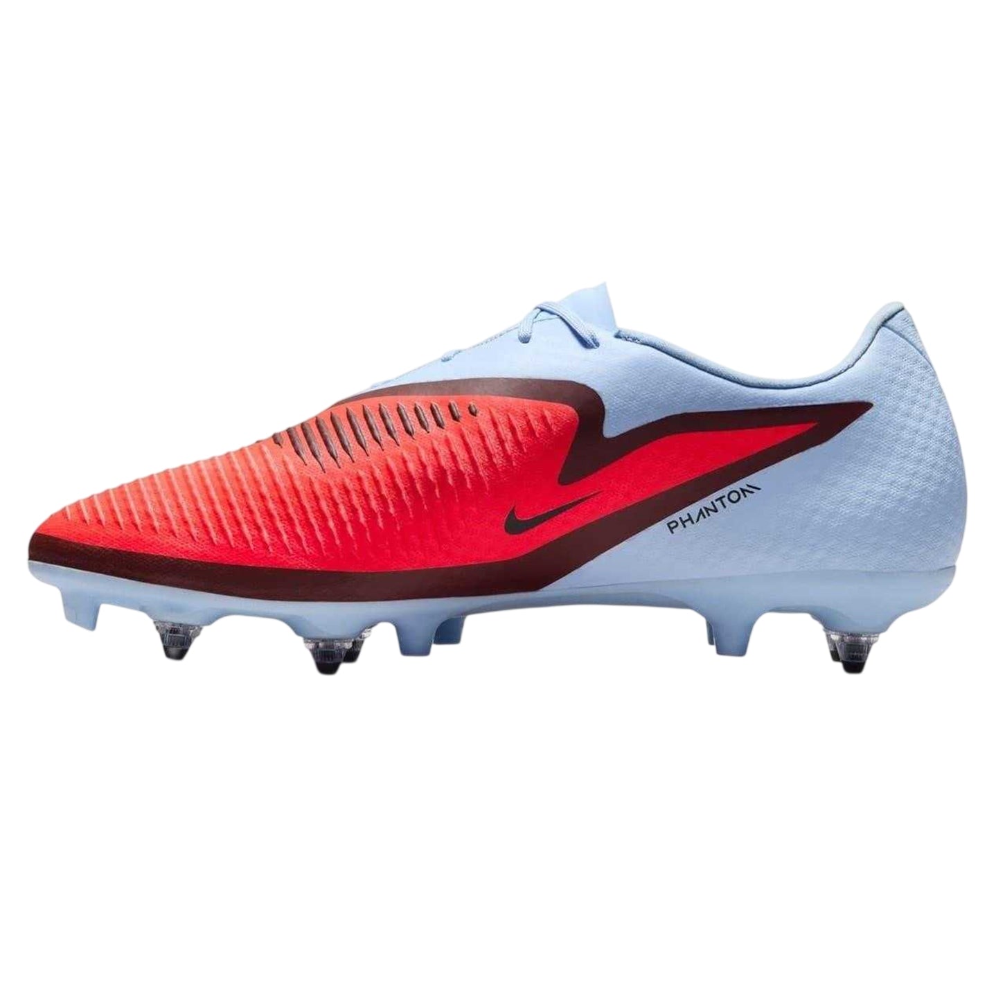 Blue-Purple - Side - Nike Mens Phantom 6 Low Academy Soft Ground Football Boots