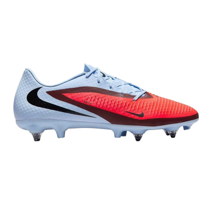 Blue-Purple - Front - Nike Mens Phantom 6 Low Academy Soft Ground Football Boots