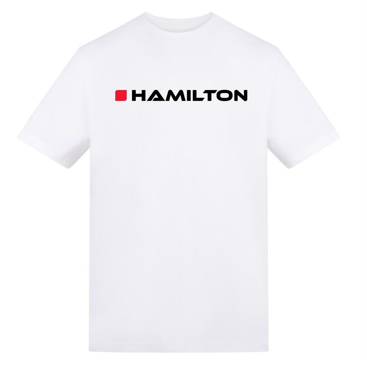 White - Front - Hamilton Mens Hamilton Formula 1 T-Shirt
