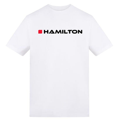 White - Front - Hamilton Mens Hamilton Formula 1 T-Shirt