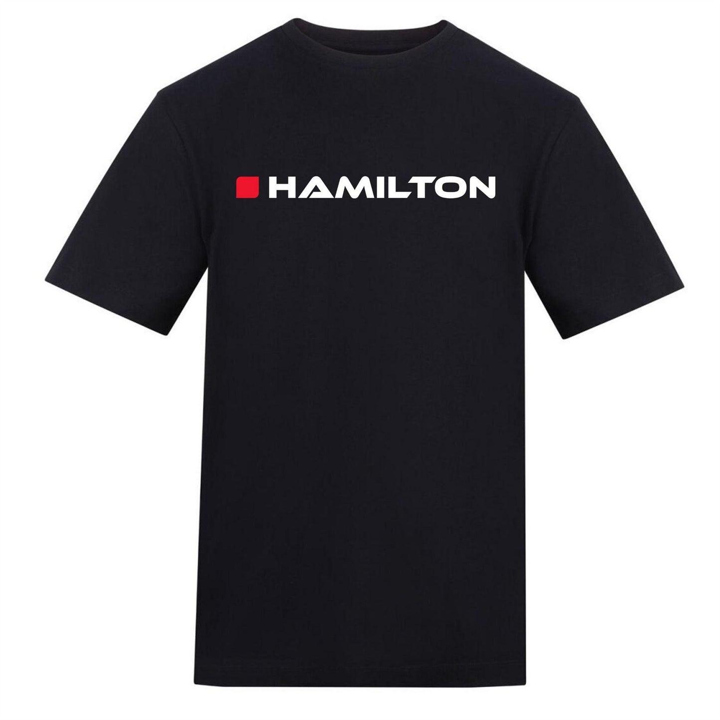 Black - Front - Hamilton Mens Hamilton Formula 1 T-Shirt