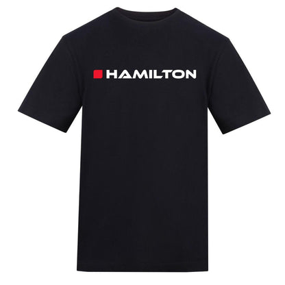 Black - Front - Hamilton Mens Hamilton Formula 1 T-Shirt