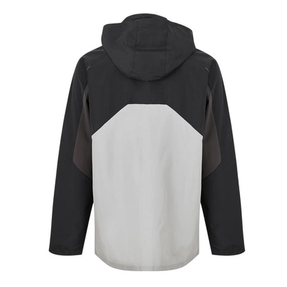 Black - Back - New Balance Mens Balance Colour Block Woven Regular Long-Sleeved Hooded Jacket