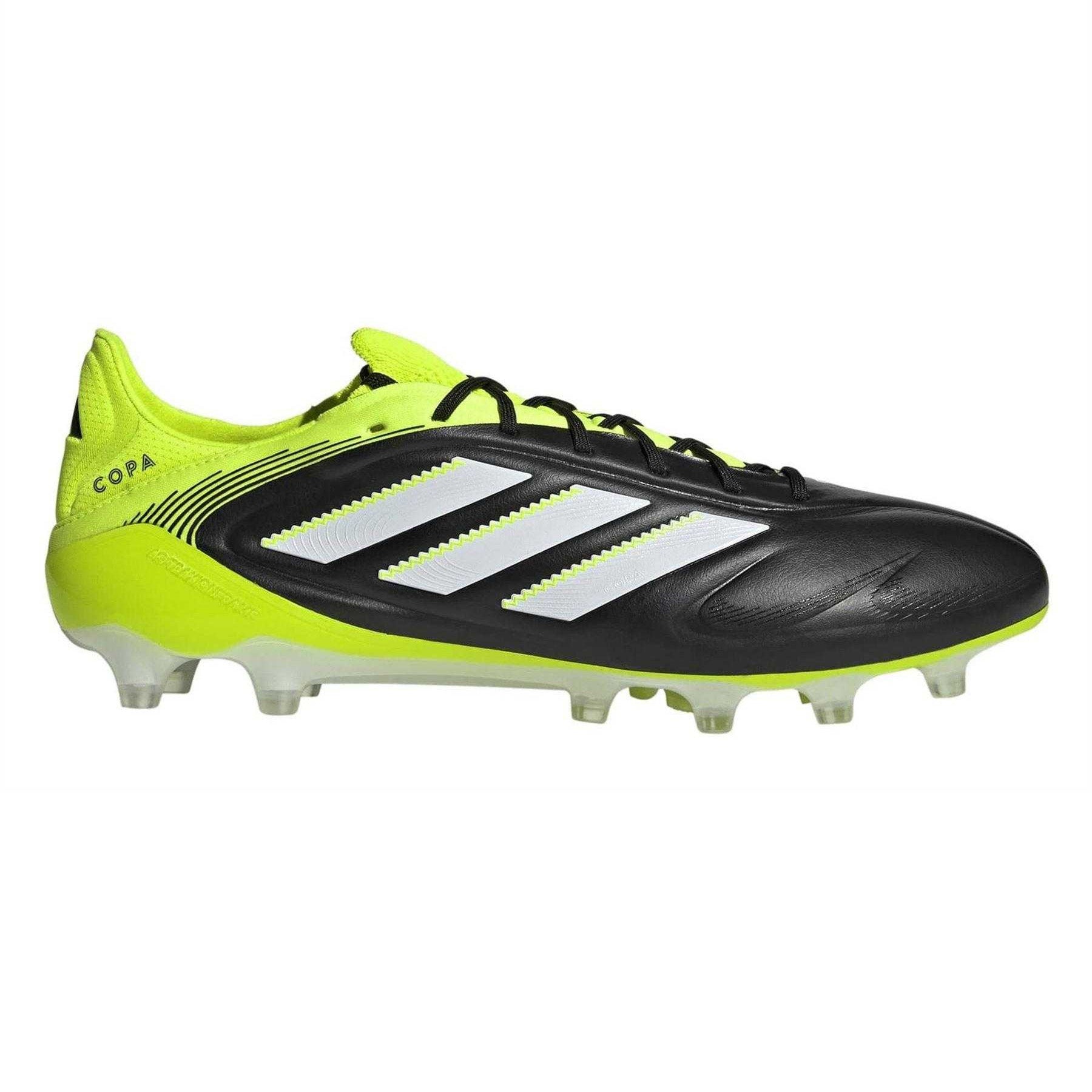 Core Black - Front - Adidas Mens Copa Pure III Elite 3 Stripes Lace Up Firm Ground Football Boots