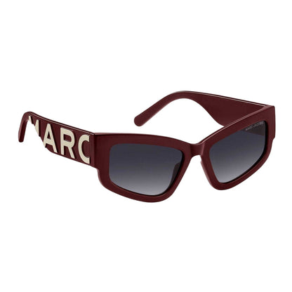 Burgundy-Beige - Side - Marc Jacobs Womens-Ladies Cat Eye Sunglasses