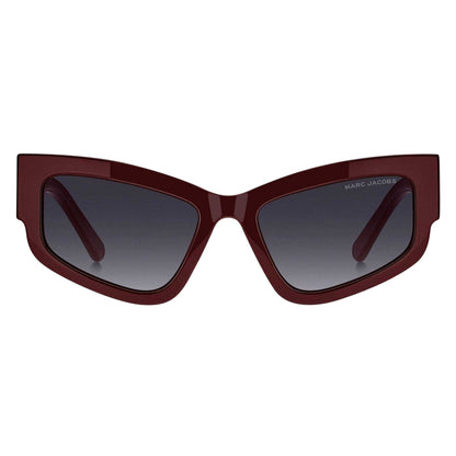 Burgundy-Beige - Front - Marc Jacobs Womens-Ladies Cat Eye Sunglasses