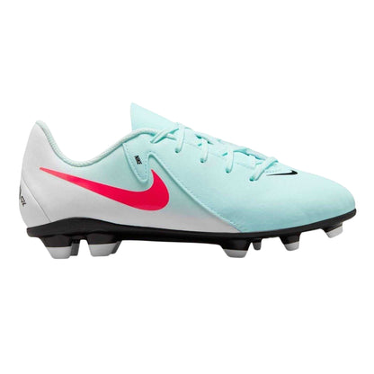 Mint-Red - Front - Nike Childrens-Kids Phantom GX II Lace Up Firm Ground Football Boots