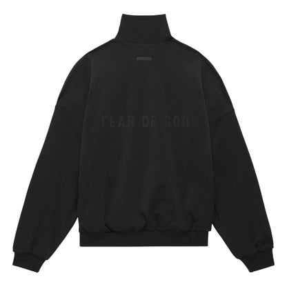Black - Back - Adidas Mens Performance Half Zip Oversized Sweatshirt