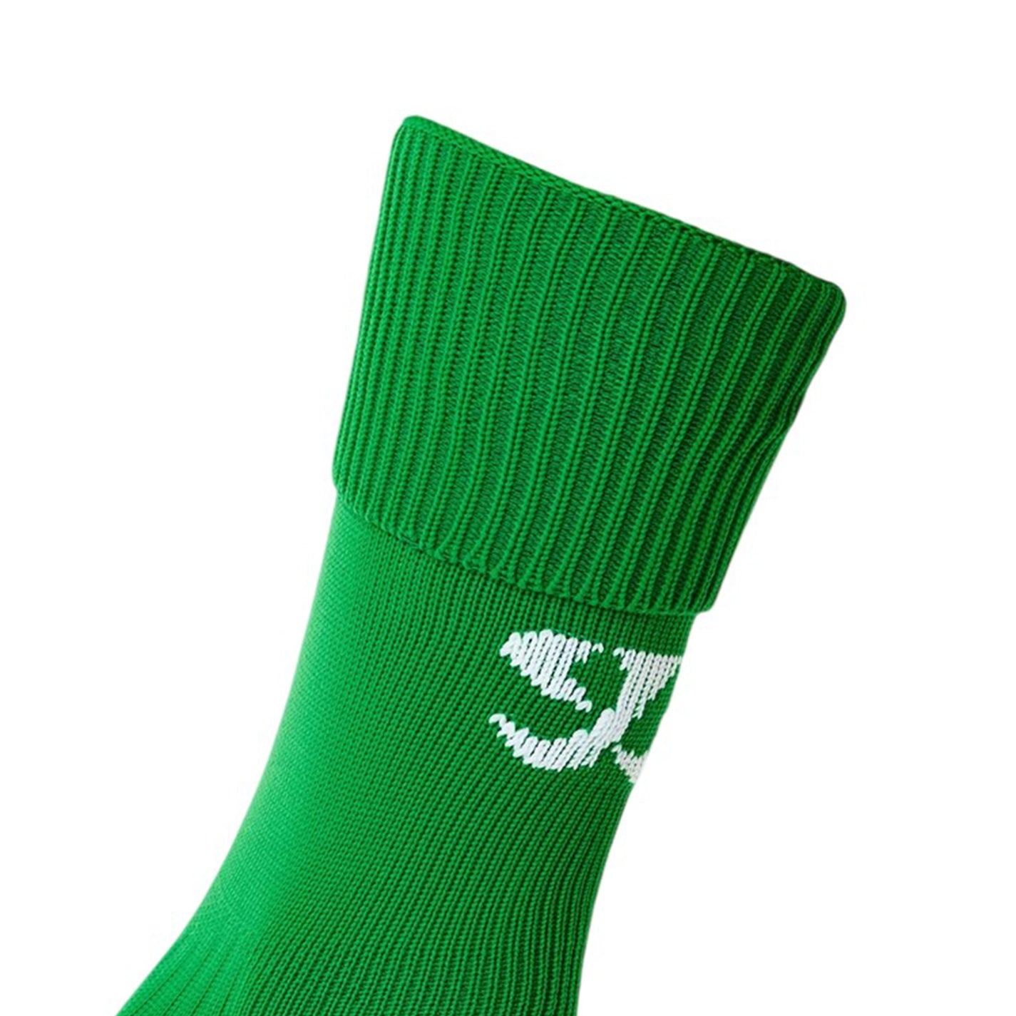 Green - Side - Warrior Childrens-Kids Ram Football Socks