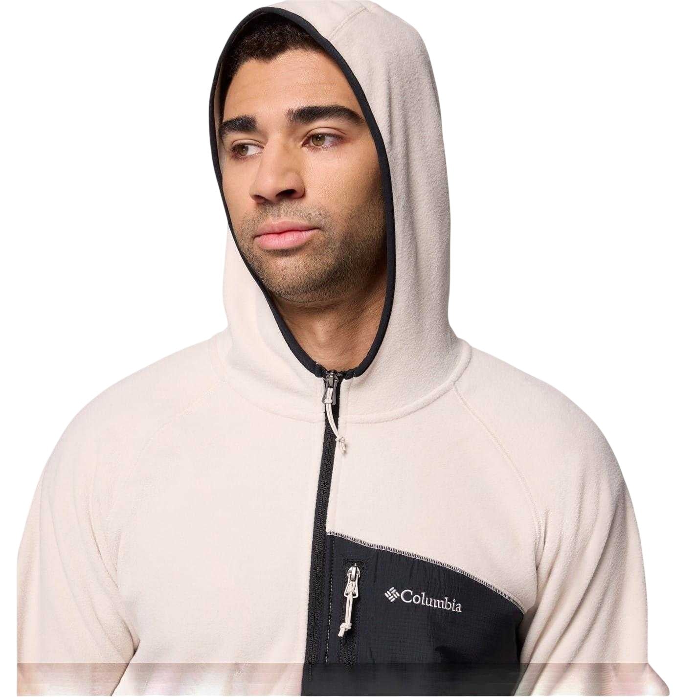 Dark Stone - Side - Columbia Mens Fast Full Zip Regular Hooded Jacket