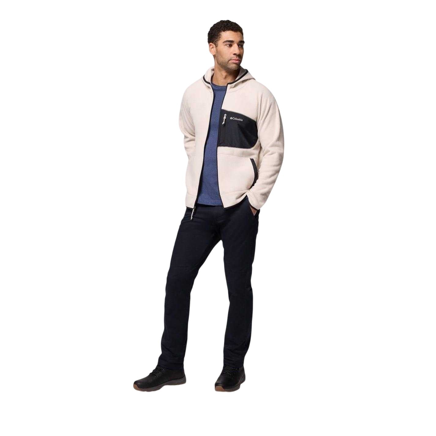 Dark Stone - Pack Shot - Columbia Mens Fast Full Zip Regular Hooded Jacket