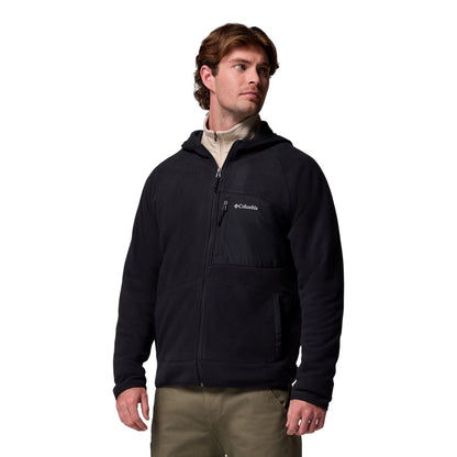 Black - Lifestyle - Columbia Mens Fast Full Zip Regular Hooded Jacket