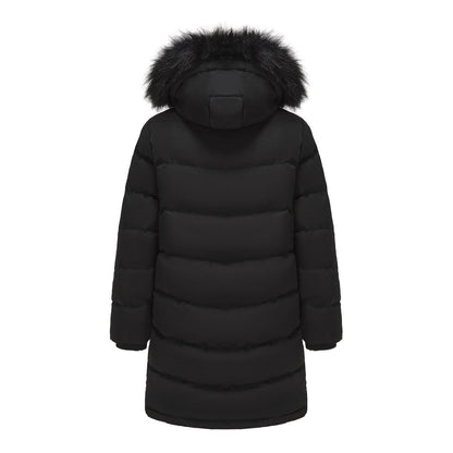 Black - Back - SoulCal Womens-Ladies Long Coat