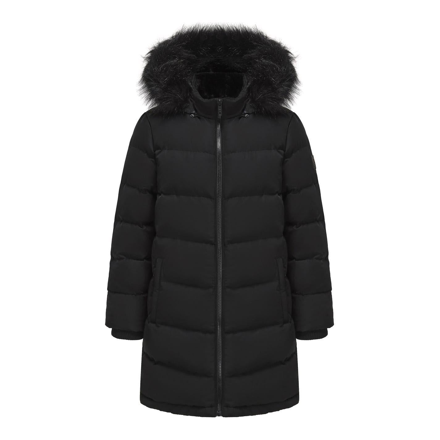 Black - Front - SoulCal Womens-Ladies Long Coat