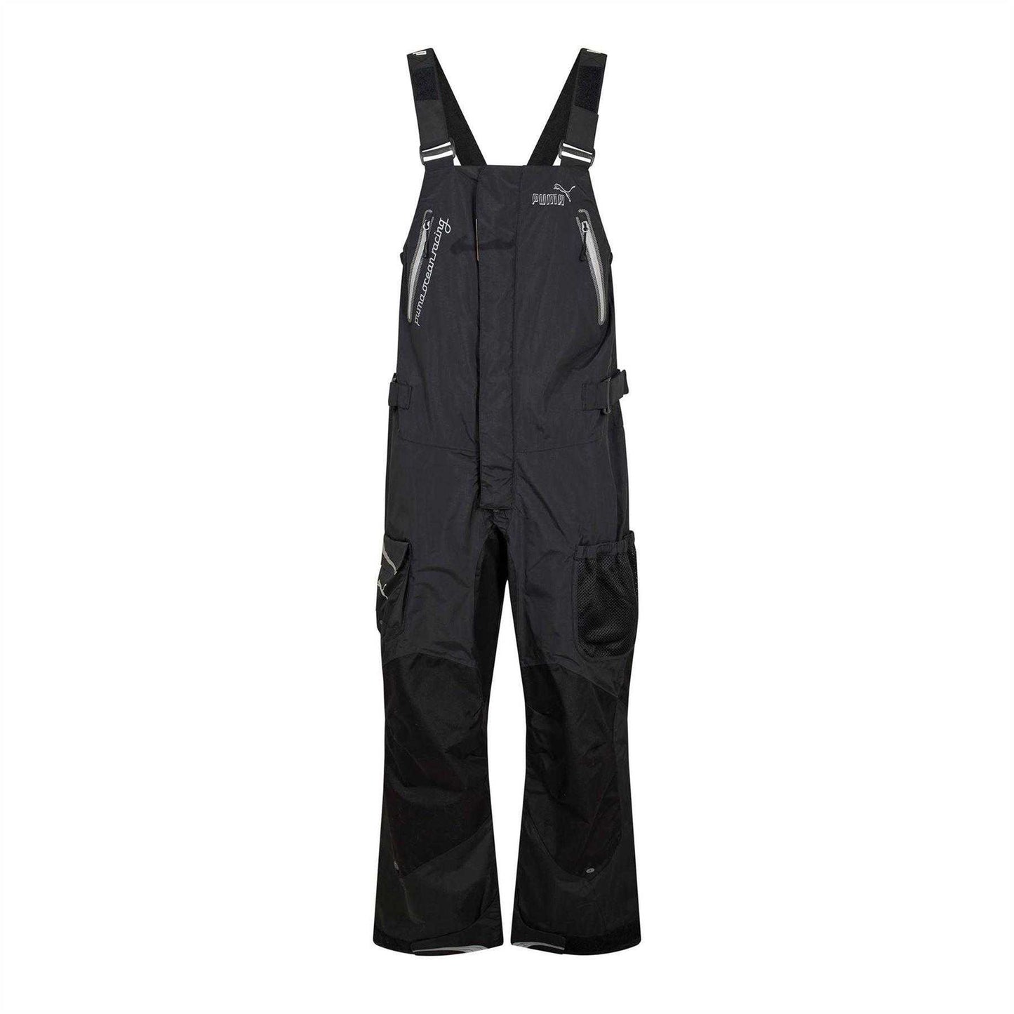 Black - Front - Puma Mens Coastal Racing Bib And Brace Overall