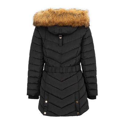 Black - Back - Firetrap Womens-Ladies Waterproof Puffer Jacket