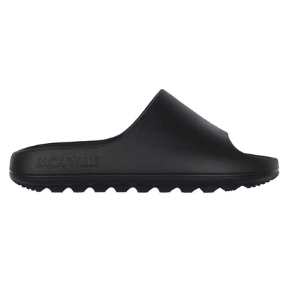 Black - Front - Jack Wills Mens Chunky Sliders