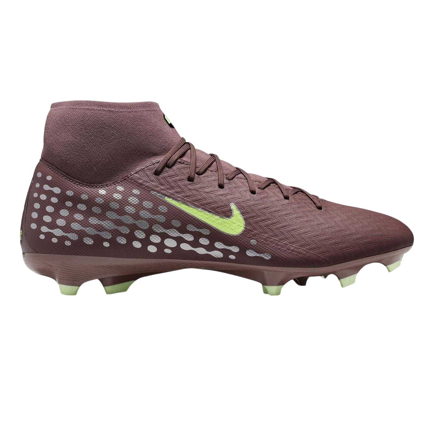 Plum Pink-Silver Pink - Front - Nike Mens Mercurial Superfly 10 Academy Firm Ground Football Boots
