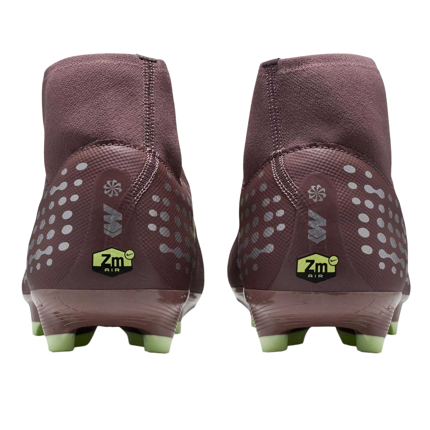 Plum Pink-Silver Pink - Back - Nike Mens Mercurial Superfly 10 Academy Firm Ground Football Boots