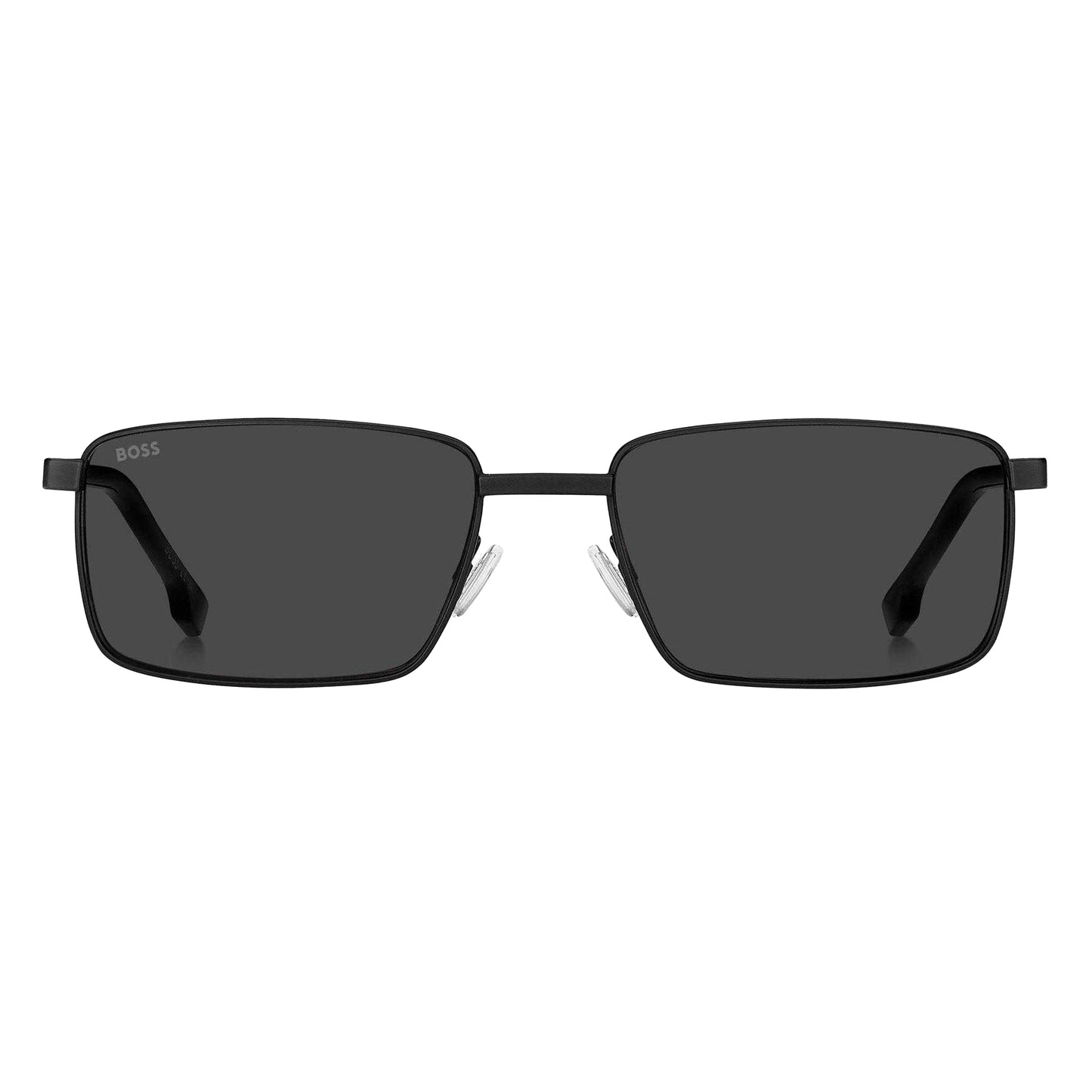 Matte Black - Back - Boss Mens Steel Logo Sunglasses