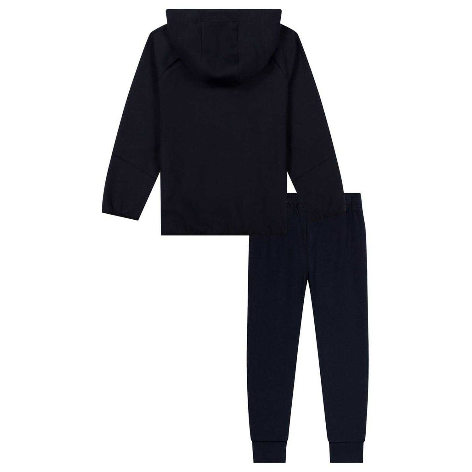 Black - Back - Under Armour Childrens-Kids Hoodie And Joggers Set