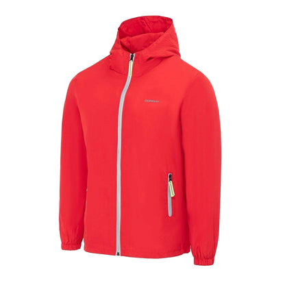 Red - Side - Donnay Mens Lightweight Hooded Jacket