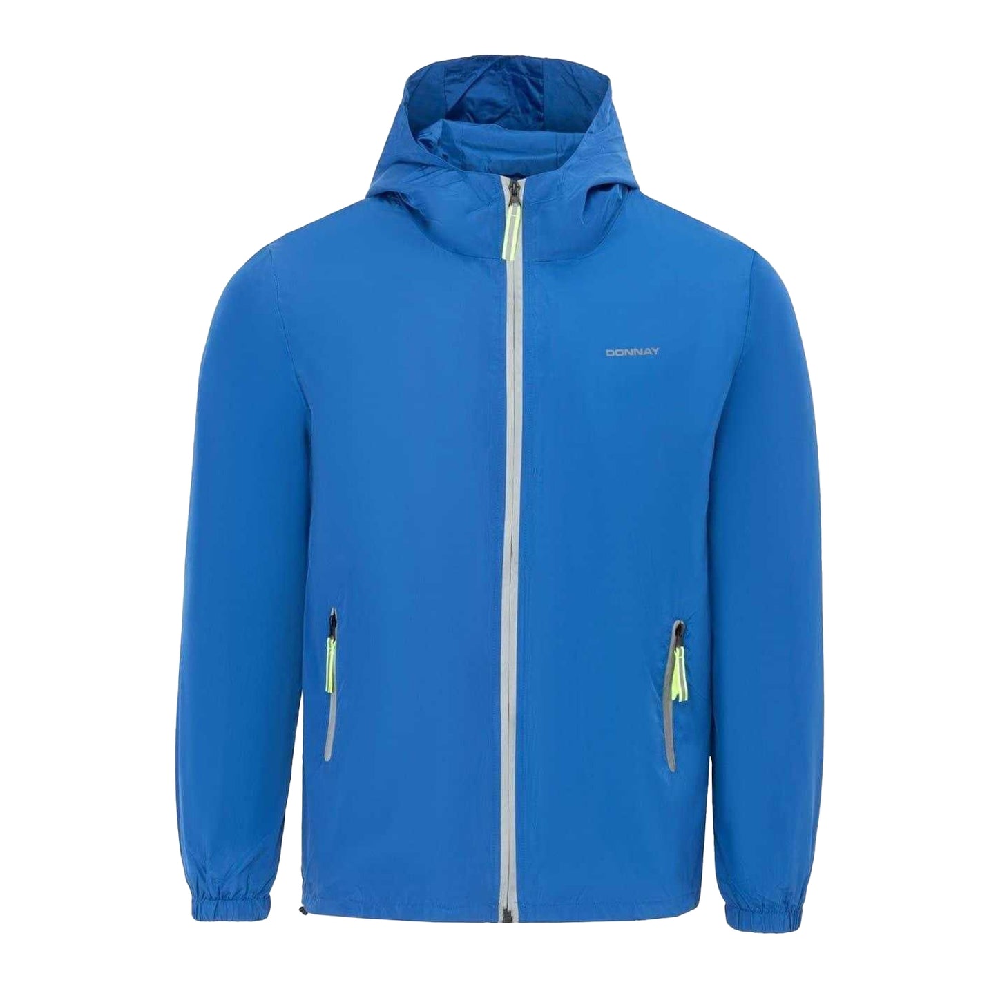 Sky Blue - Front - Donnay Mens Lightweight Hooded Jacket