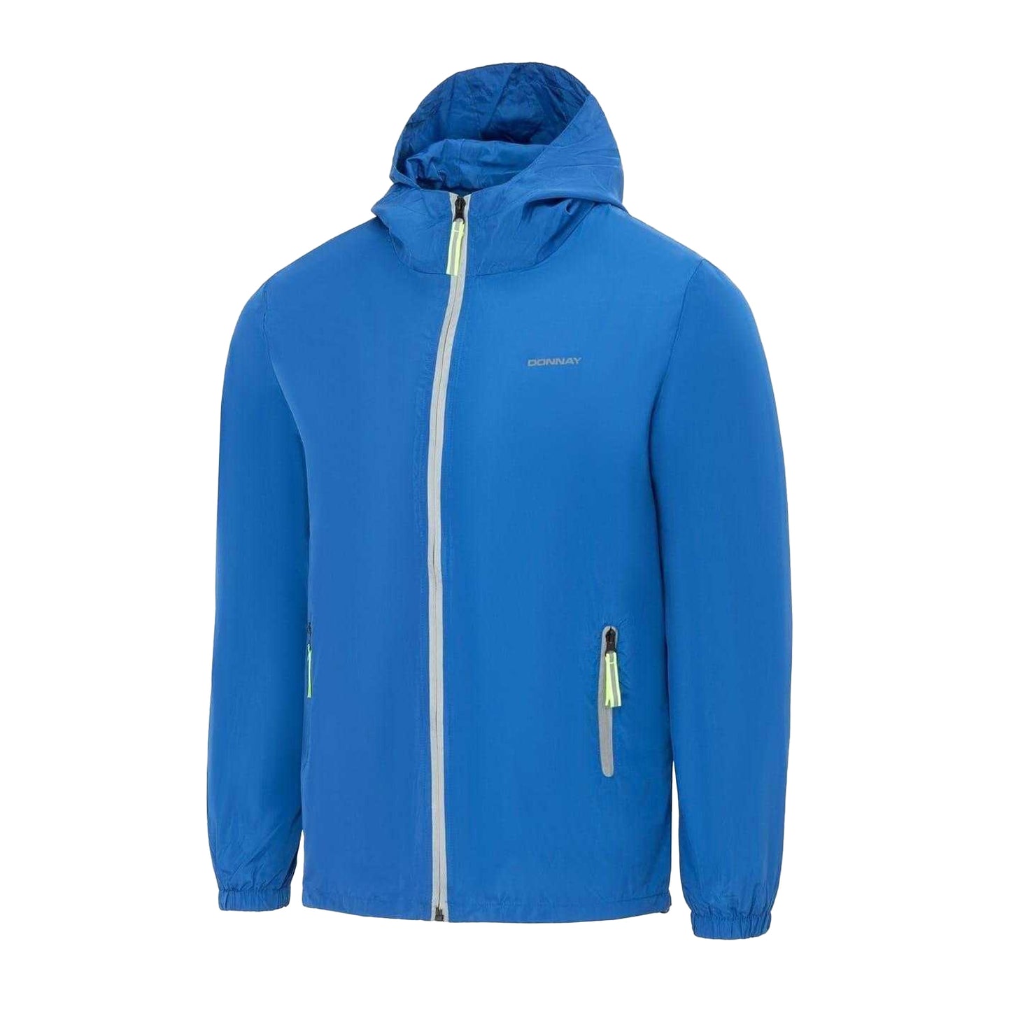 Sky Blue - Side - Donnay Mens Lightweight Hooded Jacket