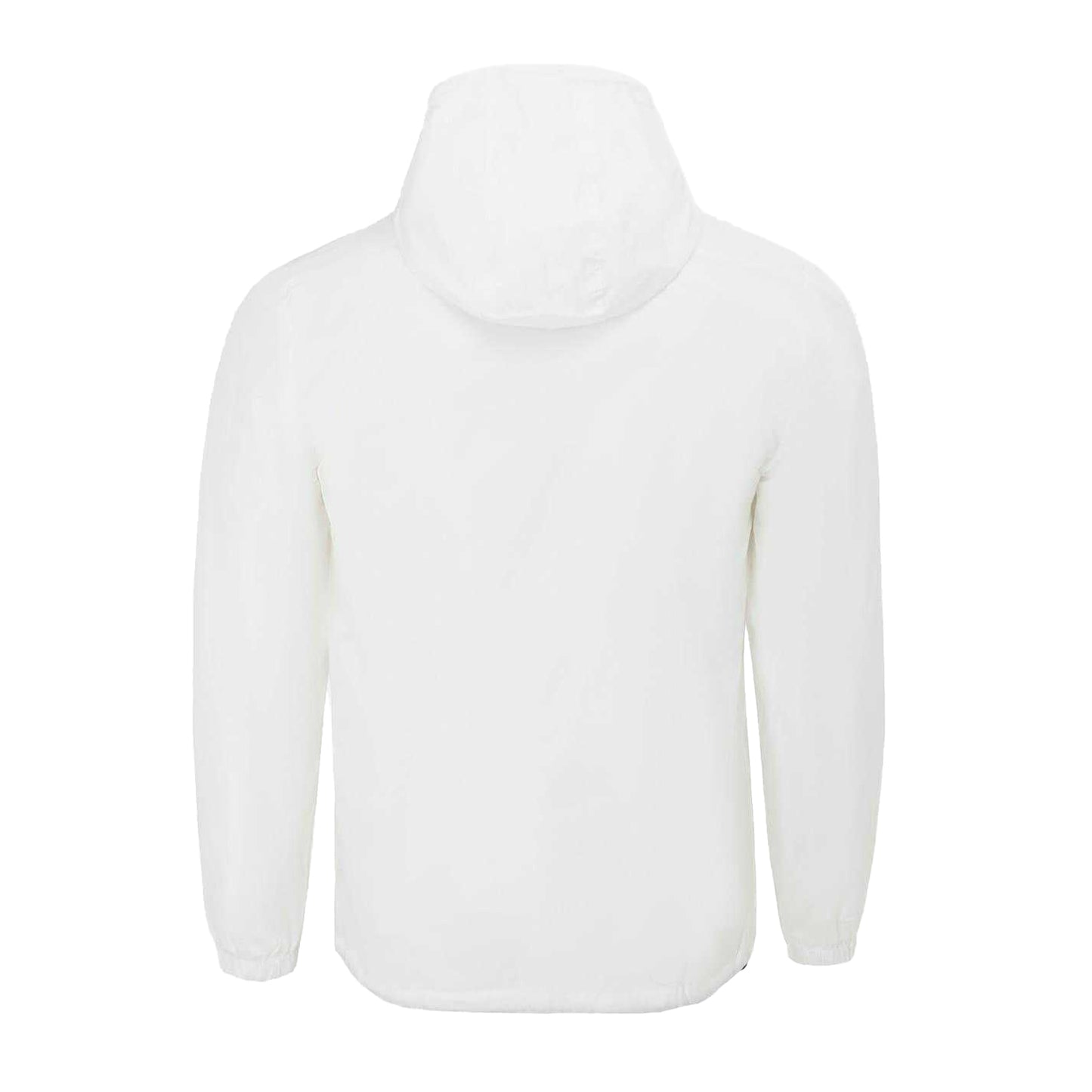 White - Back - Donnay Mens Lightweight Hooded Jacket