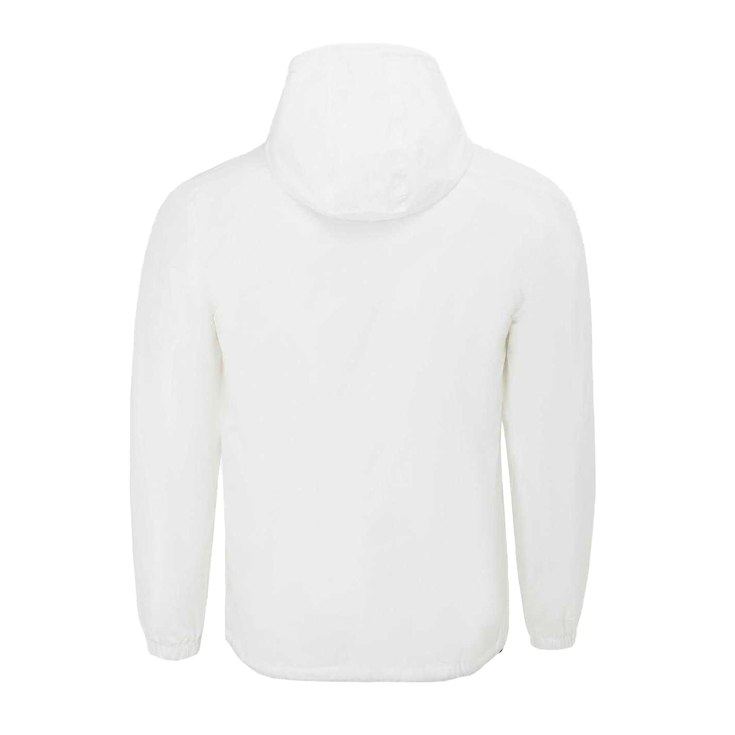 White - Back - Donnay Mens Lightweight Hooded Jacket