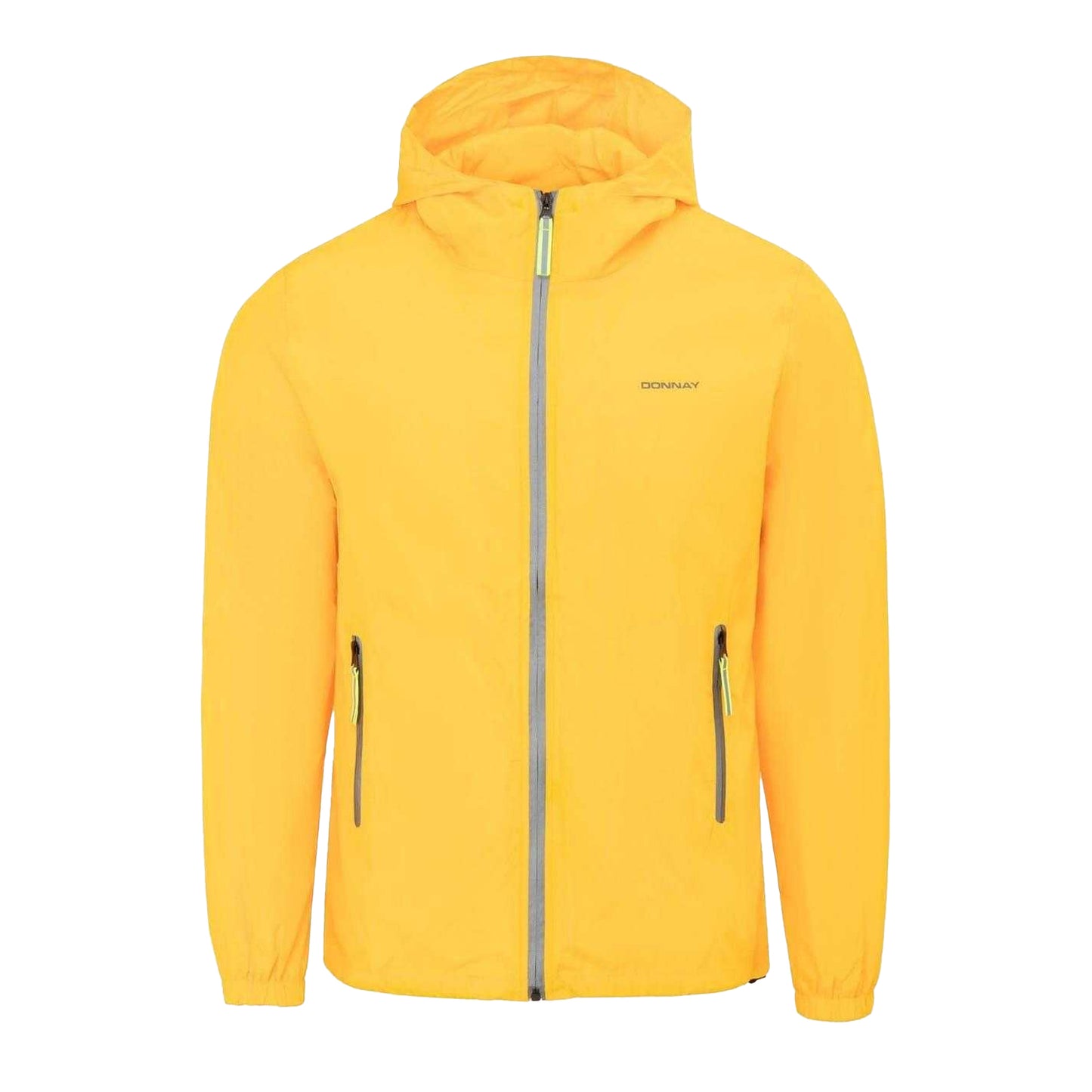 Yellow - Front - Donnay Mens Lightweight Hooded Jacket