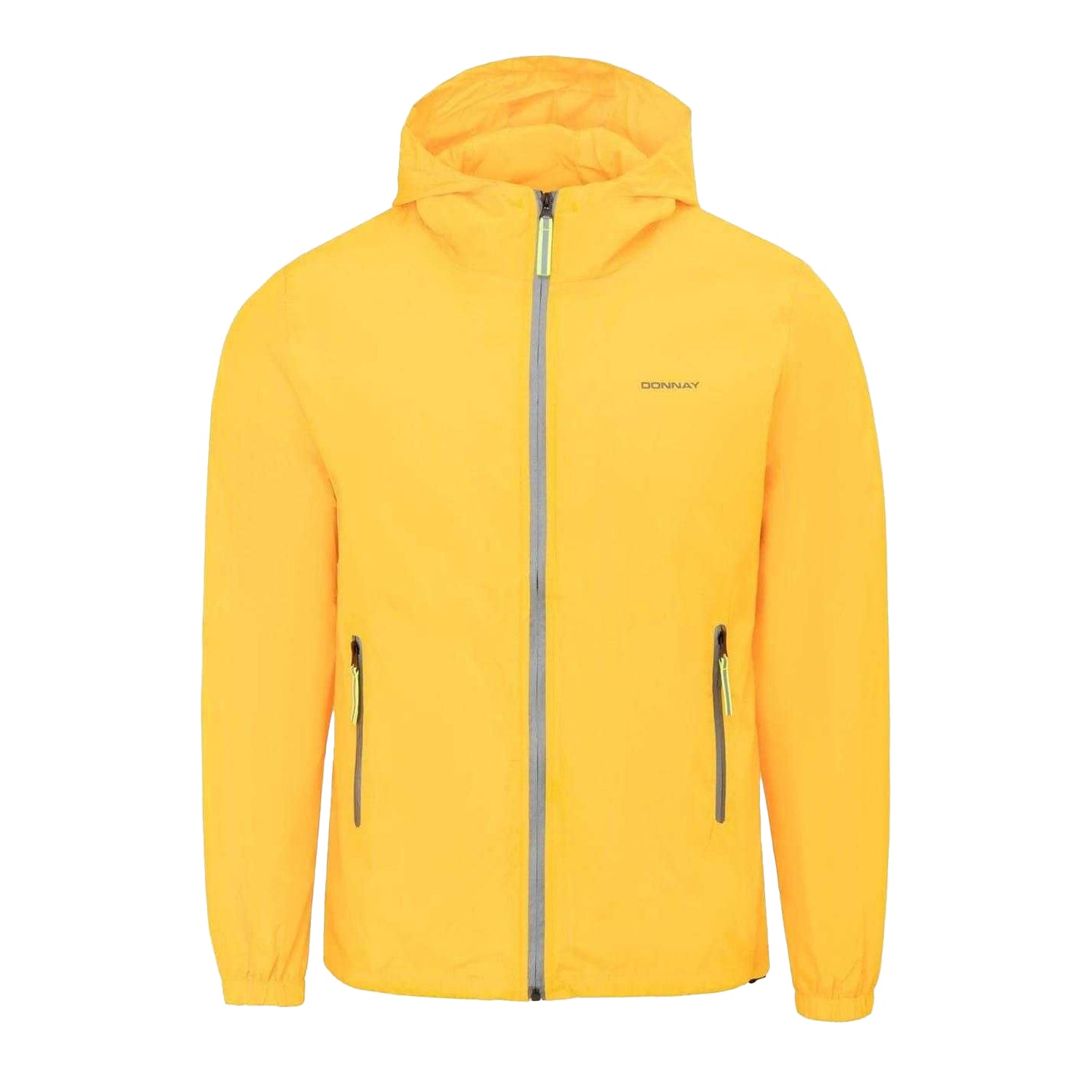 Yellow - Front - Donnay Mens Lightweight Hooded Jacket