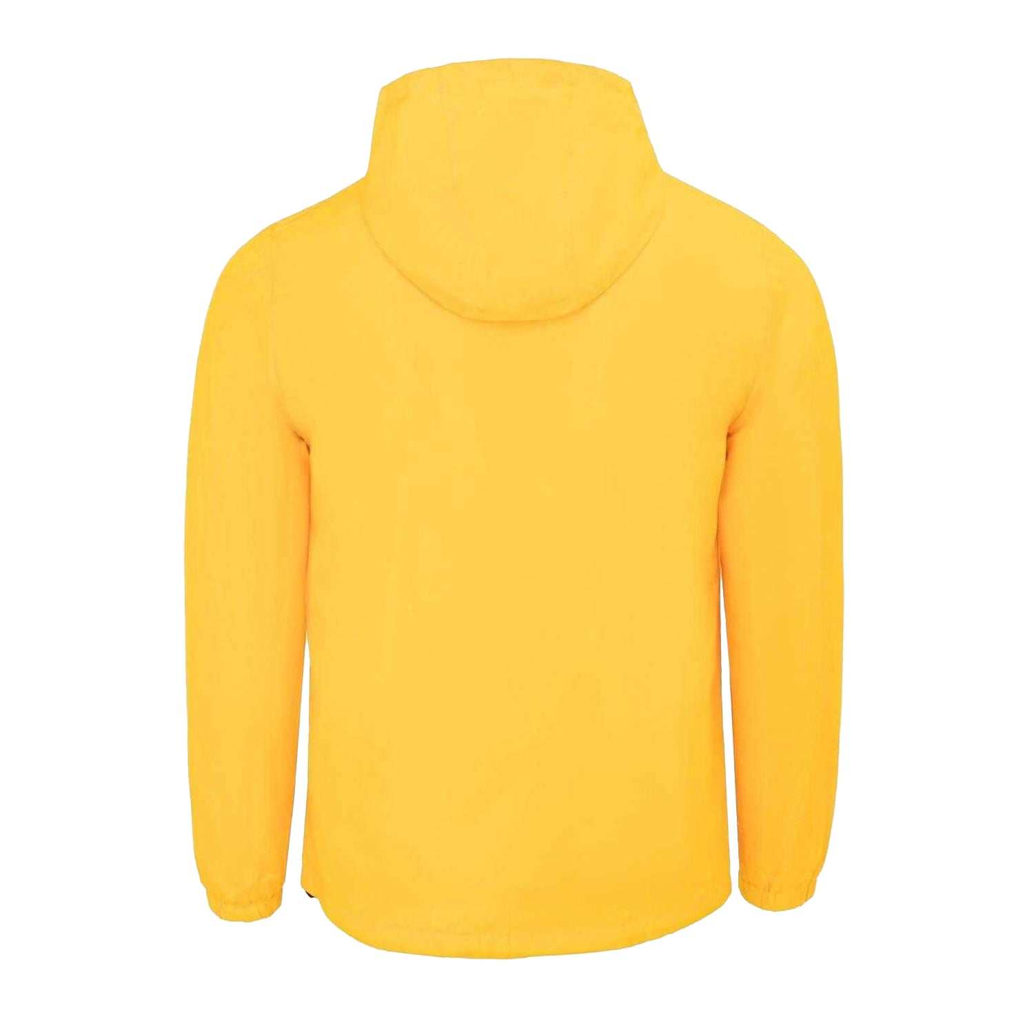 Yellow - Back - Donnay Mens Lightweight Hooded Jacket