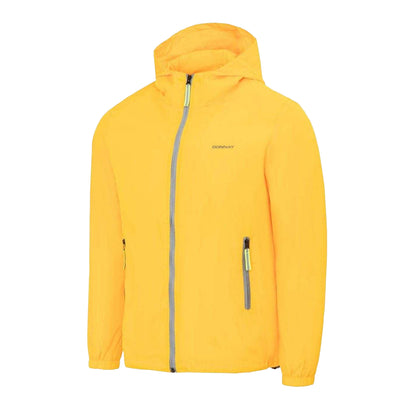 Yellow - Side - Donnay Mens Lightweight Hooded Jacket