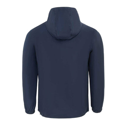 Navy - Back - Donnay Mens Lightweight Hooded Jacket