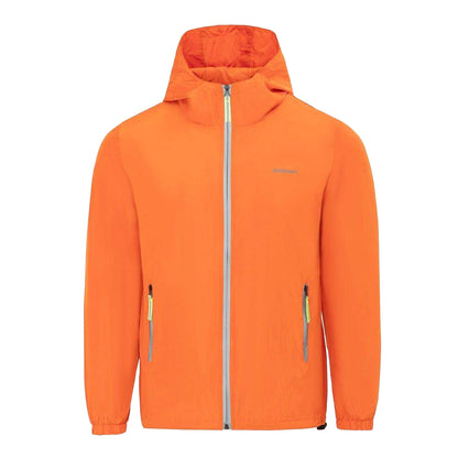 Orange - Front - Donnay Mens Lightweight Hooded Jacket