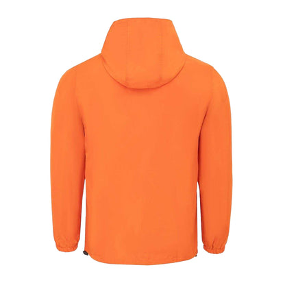 Orange - Back - Donnay Mens Lightweight Hooded Jacket
