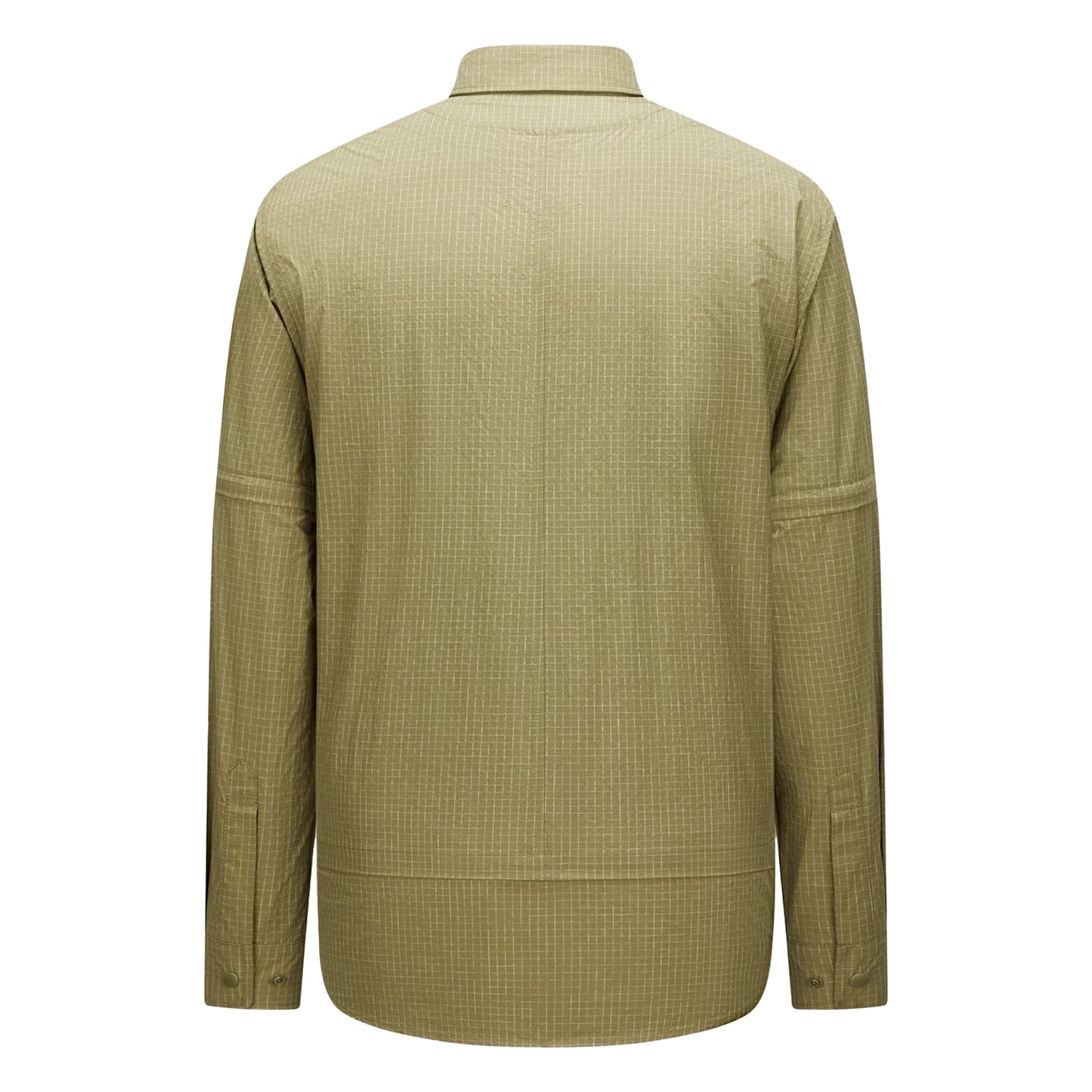 Canvas - Back - Firetrap Mens 3 in 1 Ripstop Convertible Shirt