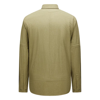 Canvas - Back - Firetrap Mens 3 in 1 Ripstop Convertible Shirt