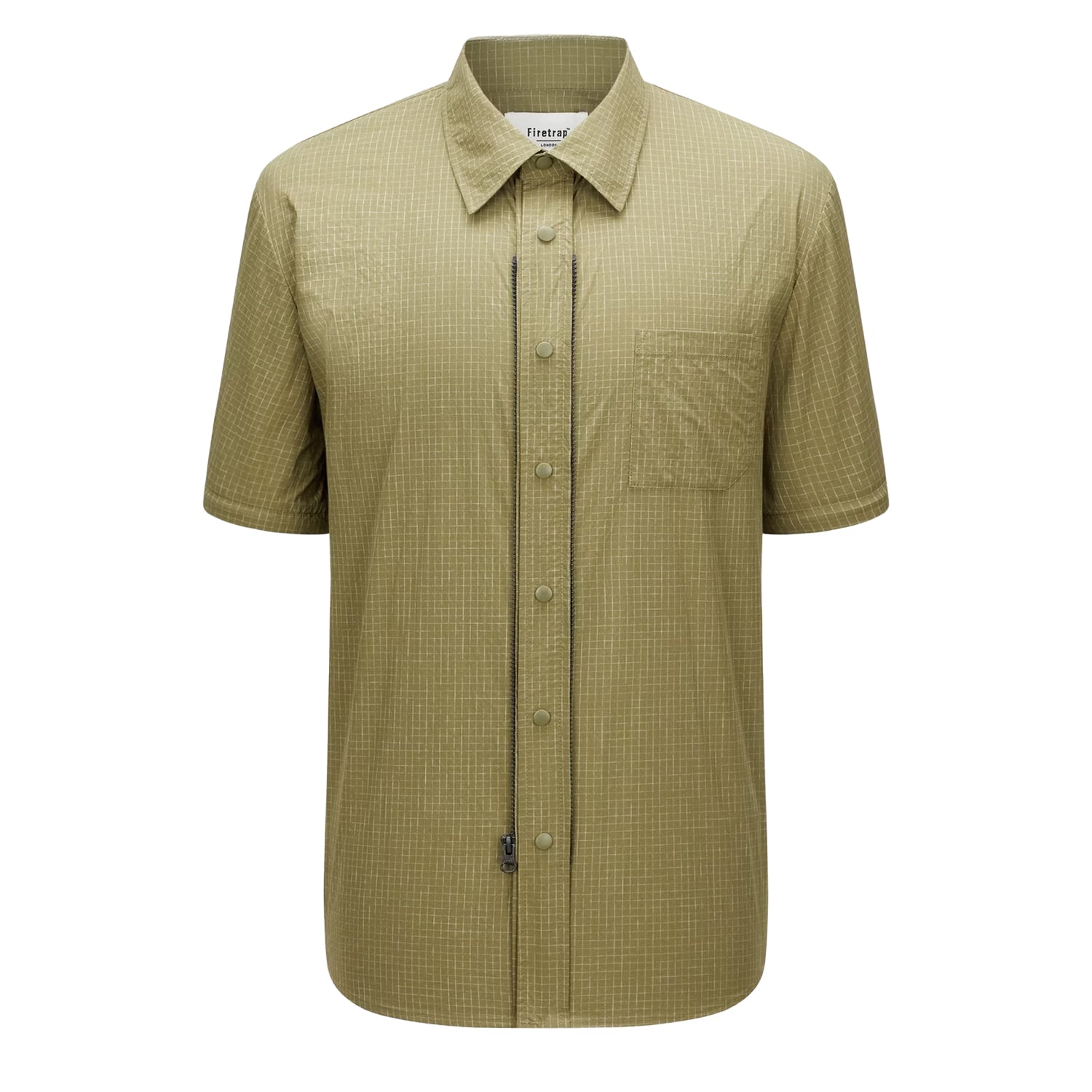 Canvas - Pack Shot - Firetrap Mens 3 in 1 Ripstop Convertible Shirt