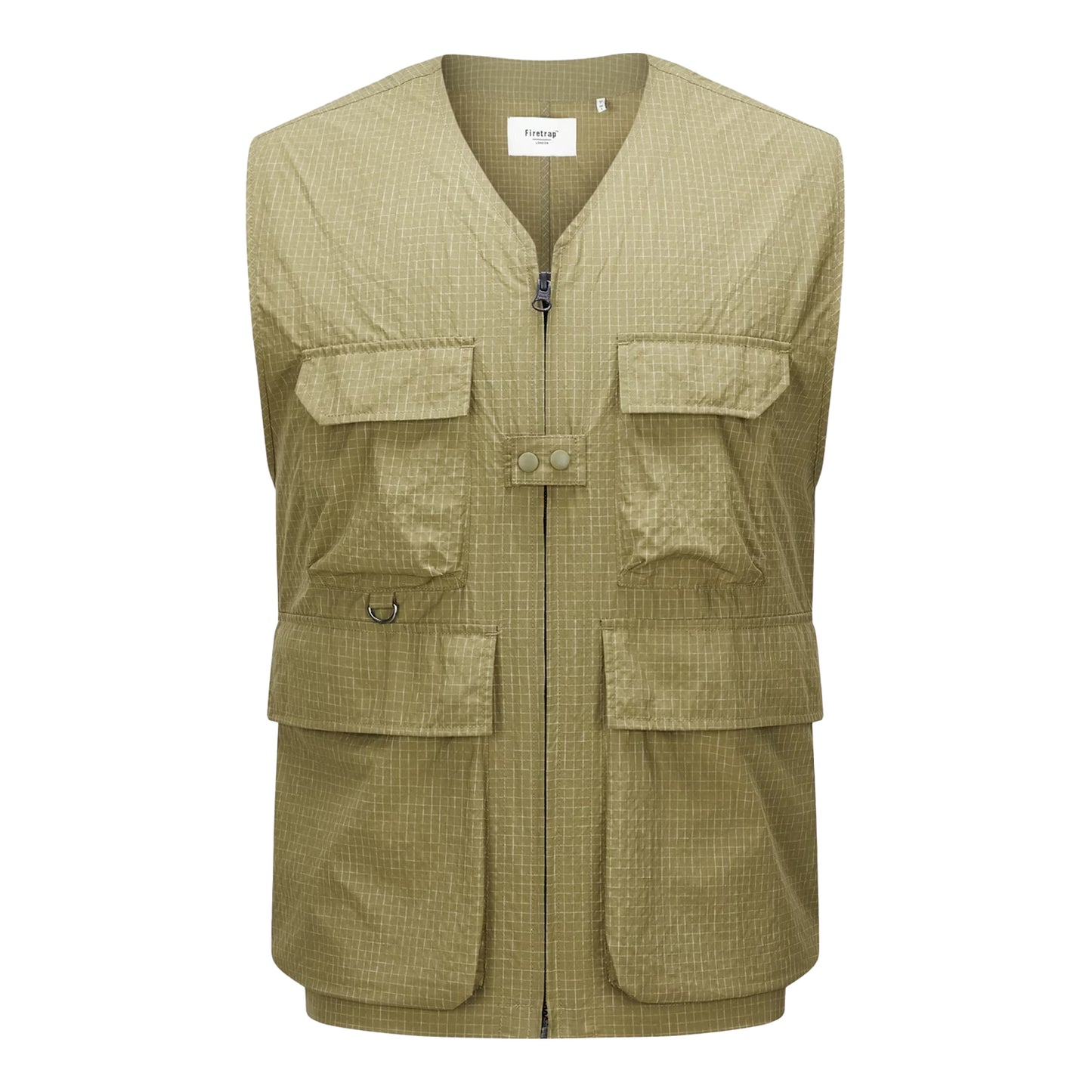 Canvas - Close up - Firetrap Mens 3 in 1 Ripstop Convertible Shirt