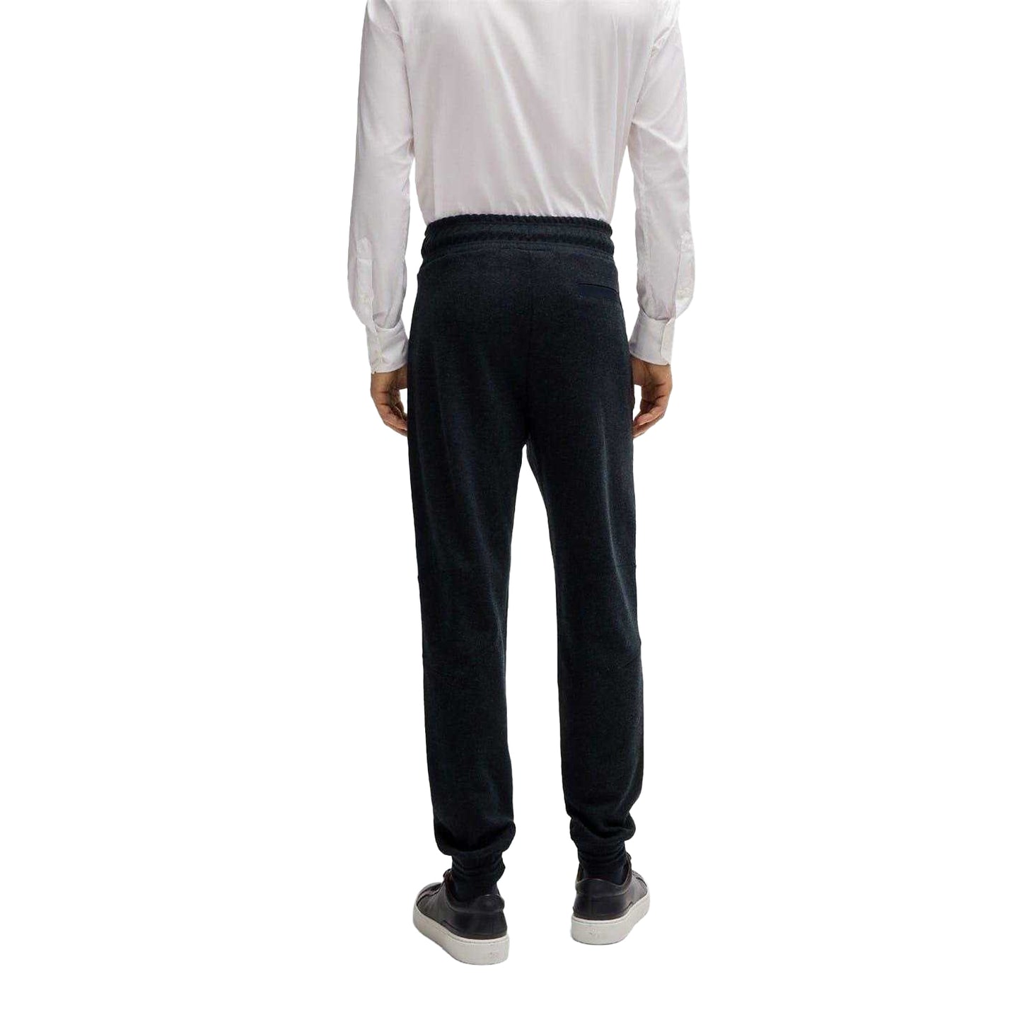 Dark Blue - Back - Boss Mens P-Lamont 290 Jogging Bottoms