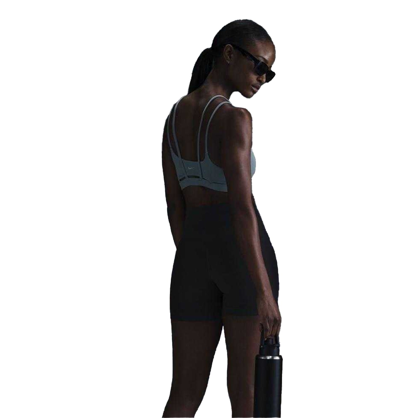 Smokey Blue - Back - Nike Womens-Ladies Alate Spaghetti Strap Sports Bra