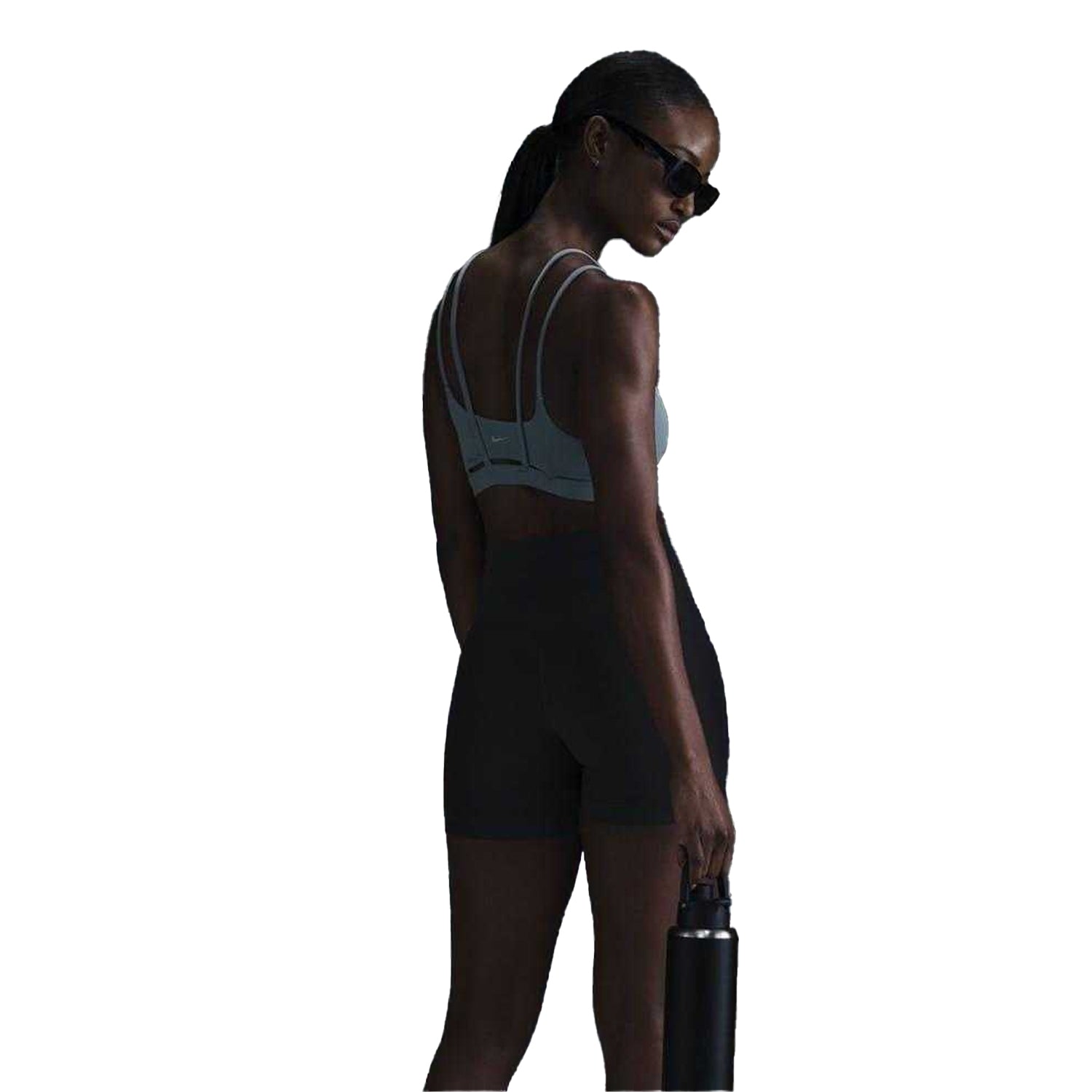 Smokey Blue - Back - Nike Womens-Ladies Alate Spaghetti Strap Sports Bra