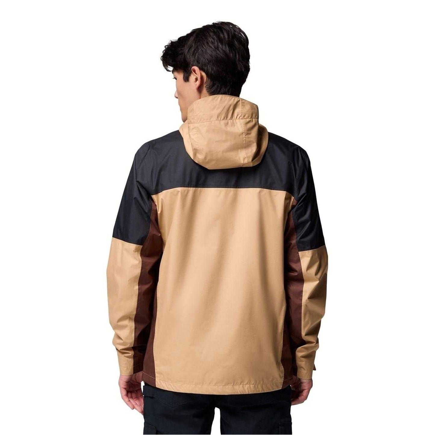 Tobacco - Back - Columbia Mens Zip Pocket Raincoat