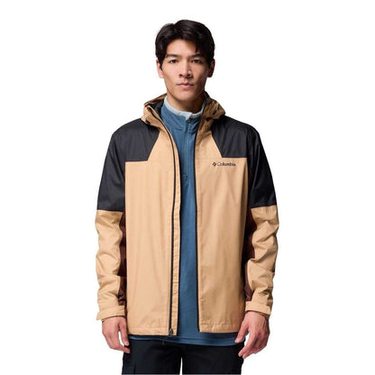 Tobacco - Pack Shot - Columbia Mens Zip Pocket Raincoat