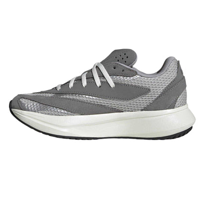 Grey-Silver - Side - Adidas Childrens-Kids Lightblaze Leather Shoes